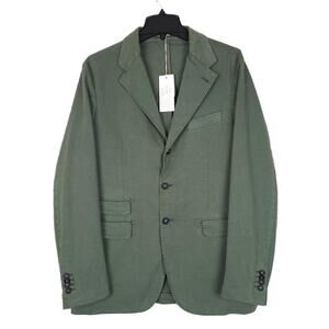 Massimo Alba Men's Classic-Fit Garment Dyed Suit Jacket Green 42R US/ 52 IT NWT
